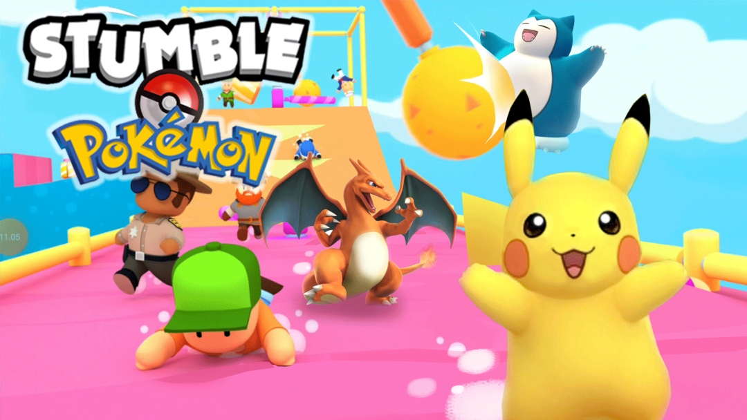 Stumble Guys x Pokemon cover